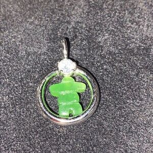 Green Silver Pendant